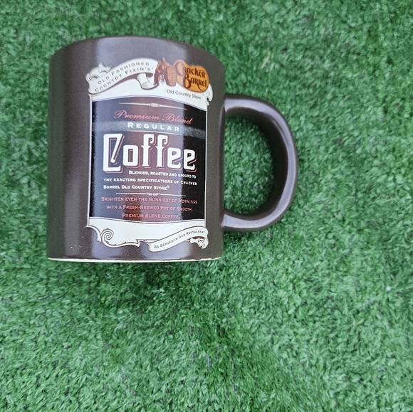 Cracker Barrel Coffee Cup Oversize Mug Premium Blend Regular Coffee Large Brown - Picture 3 of 10